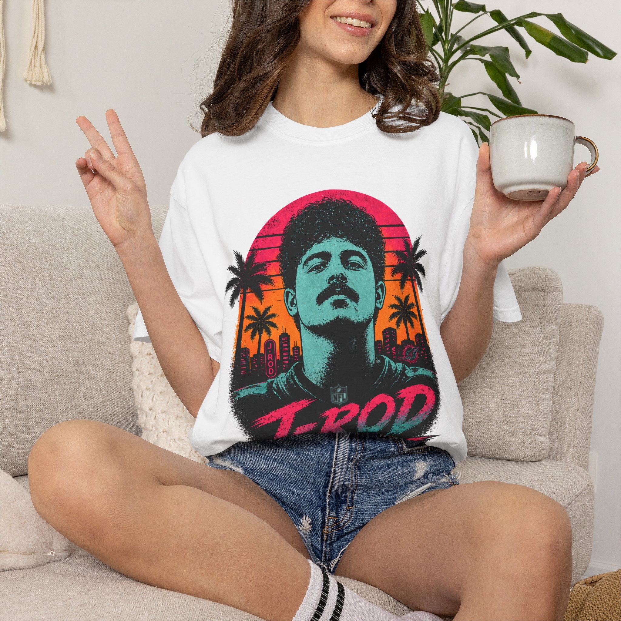 J-ROD Retro Sunset T-Shirt – VIBZ